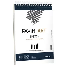 Album spiralato Sketch Favini Art 40fg 90gr/m2 f.to 23x29,7cm
