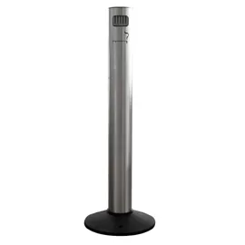 Posacenere da esterno in alluminio verniciato inox satinato Stilcasa