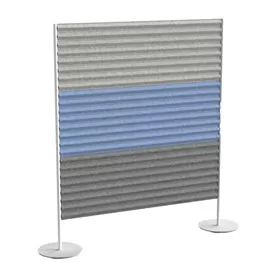 Pannello acustico FREE STANDING L120xH40cm GRIGIO CH./AZZ./GRIGIO MEDIO Stripes