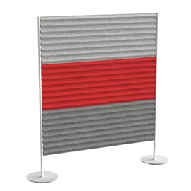 Pannello acustico FREE STANDING L120xH40cm GRIGIO CH./ROSS/GRIGIO MEDIO Stripes
