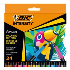 Astuccio 24 pennarelli Intensity Premium colori assortiti BIC