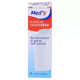 Scatola 12 bende di garza orlata 10cm x 5mt