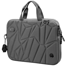 Borsa porta notebook 16'' Vacallo grigio chiaro Swiss