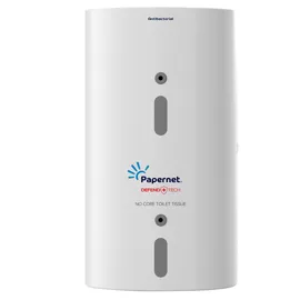 Dispenser carta igienica FullOne antibatterico 33,5x18,5x15,2 cm bianco Papernet