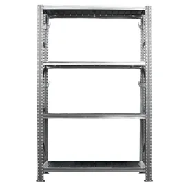 Scaffale industriale 4 ripiani in acciaio 120x50m H200cm Tecnotelai