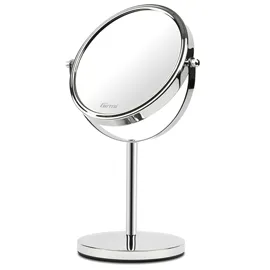 Specchio per trucco c/ingrandimento x3 D specchio 15,5 x H32cm grigio Girmi