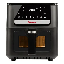 Friggitrice ad aria a due altezze 6,5L 28,5x30,5x38cm nero Girmi