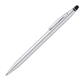Penna sfera Click punta M fusto cromo Cross