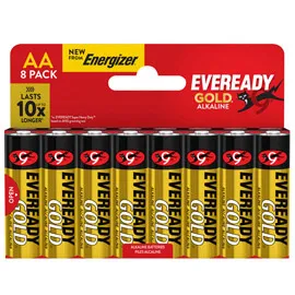 BLISTER 8 PILE STILO ALKALINE AA 1,5V ENERGIZER