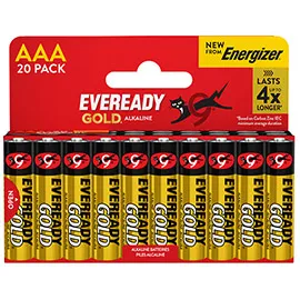 BLISTER 20 PILE MINISTILO ALKALINE AAA 1,5V ENERGIZER