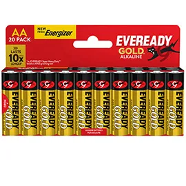 BLISTER 20 PILE MINISTILO ALKALINE AA 1,5V ENERGIZER