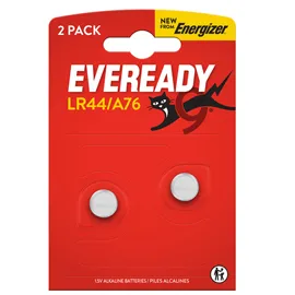 2 MICROPILE A PASTIGLIA LR44 ALCALINA 1,5V ENERGIZER