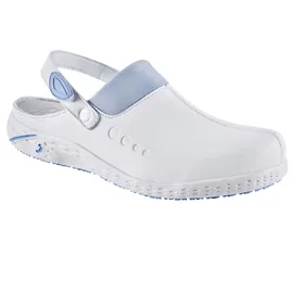 Zoccolo Dany tg 41 bianco/azzurro Safety Jogger