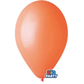 Busta 10 palloncini in lattice D30cm Arancione Big Party