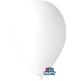 Busta 10 palloncini in lattice D30cm Bianco Big Party
