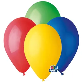 Busta 10 palloncini in lattice D30cm Colori assortiti Big Party