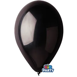 Busta 10 palloncini in lattice D30cm Nero Big Party