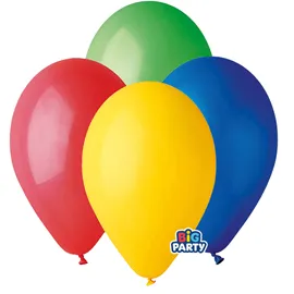 Busta 16 palloncini in lattice D26cm Colori assortiti Big Party
