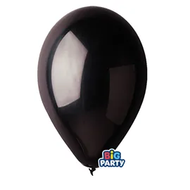 Busta 16 palloncini in lattice D26cm Nero Big Party