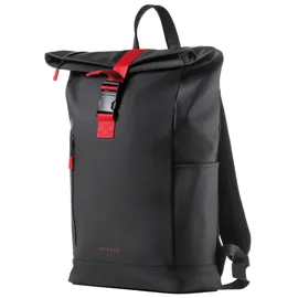 Zaino Roll-top Drop2Go gomma antipioggia dim. 30x42x14cm nero InTempo