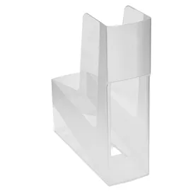 Portariviste G2D trasparente naturale in PS riciclato 30x9x25,8cm Fellowes
