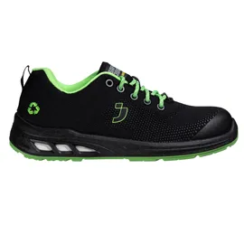 Calzatura bassa da lavoro Ecofitz S1P LOW N43 nero/verde Safety Jogger