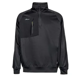 Felpa mezza zip Leeds tg M nero U-Power