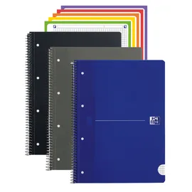 Maxiquaderno Spiralato A4+ 5mm 160pag. 80g colori ass. Office Essentials Oxford