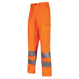 Pantaloni alta visibilitA' Vega tg L arancio fluo U-Power