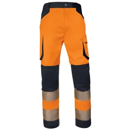 Pantaloni multitasche alta visibilitA' M2PA3S tg XL arancio fluo Deltaplus
