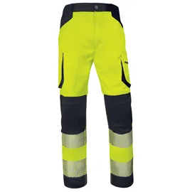 Pantaloni multitasche alta visibilitA' M2PA3S tg M giallo fluo Deltaplus