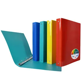 Raccoglitore Garda  22 x 30 cm  4 anelli tondi 25 mm  PP  colori assortiti  Plas