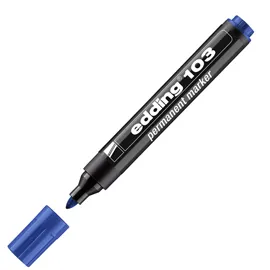 Marcatore permanente 103 punta conica blu Edding