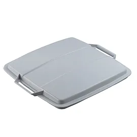 Coperchio grigio per bidone DURABIN quadrato 90 lt Durable