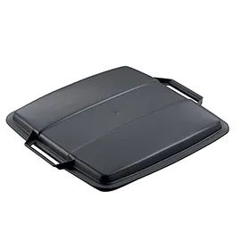 Coperchio nero per bidone DURABIN quadrato 90 lt Durable
