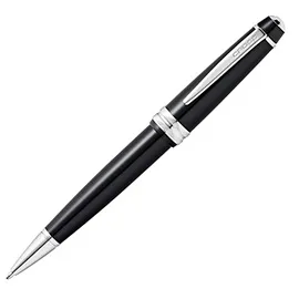 Penna sfera Bailey Light punta F fusto nero/chromo Cross