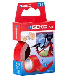Nastro adesivo telato Tex rosso 19mmx2,7mt Geko