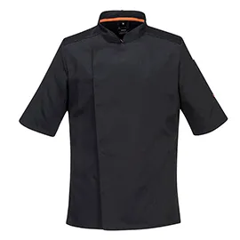 Giacca da cuoco MeshAir Pro a manica corta tg M nero Portwest