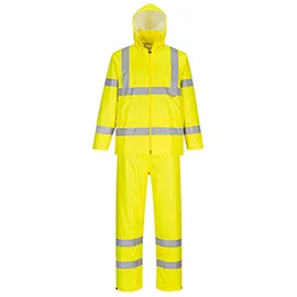 Completo antipioggia ripiegabile Hi-Vi tg XL giallo fluo Portwest