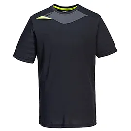 T-shirt a maniche corte DX4 antibatterica tg M nero Portwest