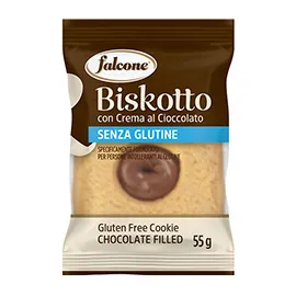 Biscotti farciti cioccolato Biskotti  55gr Falcone