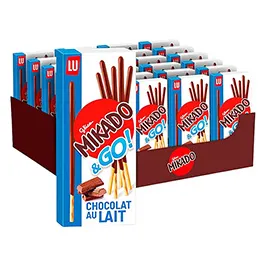 Confezione 24 MIKADO al latte monoporzione da 39gr Saiwa - prodotto stagionale