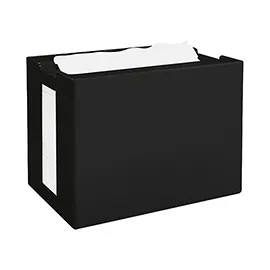 Dispenser antibatterico nero per Tovaglioli interfogliati Papernet
