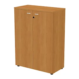 Armadio modulare a 2 ante medio  90x45,8cmxH123cm noce chiaro