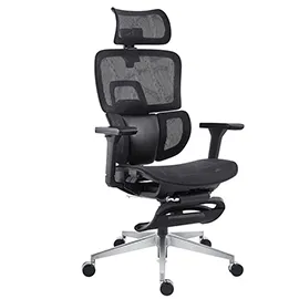 Seduta ergonomica c/bracc Groove Pro GV1PG in rete autoportante nero