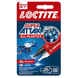 COLLA LOCTITE SUPER ATTAK All Plastics 2g + 4ml