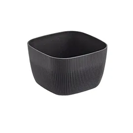 Ciotola buffet quadrata Norway 19,5x19,5x12cm melamina antracite Leone