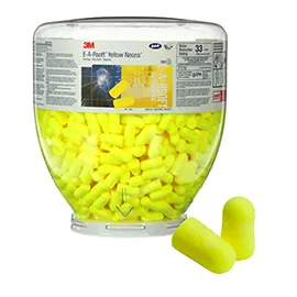 Conf 500 ricarica inserti auricolari E-A-Rsoft Yellow Neons per boccione 3M