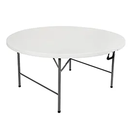 Tavolo Horeca rotondo bianco in HDPE D150x74cm Vedelook