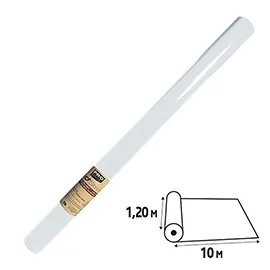 Tovaglia idrorepellente Spunbond in rotolo 1,2x10m bianco Pro Nappe